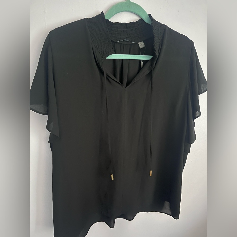 Elegant Black Women's Top